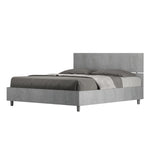 Letto Matrimoniale Testata Dritta Demas Cemento Varie Misure