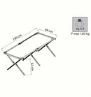 Branda 190x64x42 h cm in Alluminio Blu