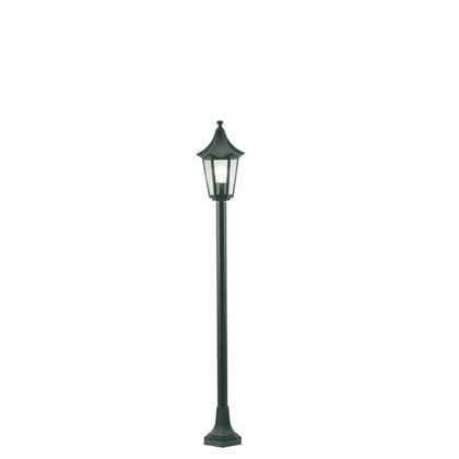Lampada Palo Paletto per Giardino Colore Nero per Esterno Linea Pagoda Sovil