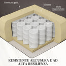 Poltrona Alzapersona Reclinabile 1 Motore con 8 Punti Massaggio 67x89x102 cm Riscaldamento e 2 Telecomandi Marrone