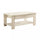 Table basse Myrto 110x60x44 h cm en aggloméré bilaminé pin clair