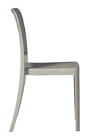 Sedia Impilabile da Giardino 46x53x86 cm in Polipropilene Tortora