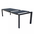 Tavolo Allungabile Houston 225/300x100x75 h cm in Alluminio Antracite
