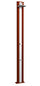 Mitigeur de douche de jardin extérieur et lave-pieds Arkema Spring S Gold Bande inox Van Gogh