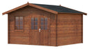 Casetta da Giardino Porta Doppia e Finestra 380x337 cm in Legno Dorothy
