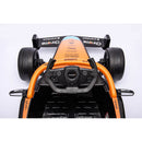 Macchina Elettrica per Bambini 12V Licenza McLaren F1 Team Nera e Arancione
