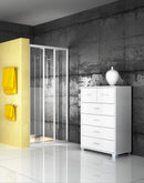 Mobile 4+2 Cassetti 70x112x41 cm Bianco Fiammato