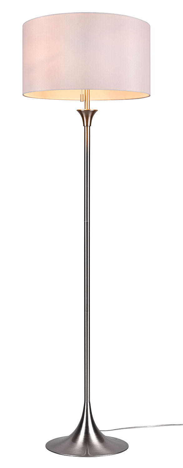 online Piantana da Interno Attacco E27 in Metallo Nichel Satinato