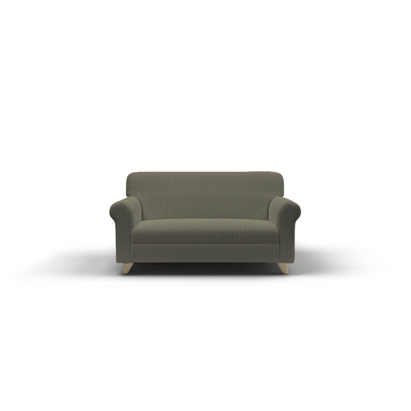 Copridivano Elasticizzato in Poliestere e Cotone Fashionable Tortora