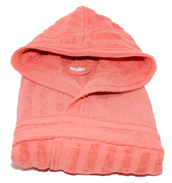 Peignoir Sally Lines 100% Coton Terry Saumon prezzo