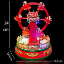 Giostrina Natalizia Giostra Ruota Panoramica Natale Addobbo Natalizio con Musica