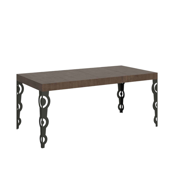 sconto Tavolo Allungabile 90/246x90x77 cm Karamay Premium Noce