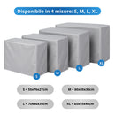 Copri Condizionatore da Esterno Impermeabile Taglia L in PVC Finitura Liscia Grigio