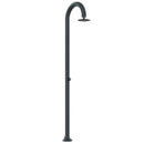 Doccia da Giardino ad Acqua Fredda in Alluminio Temporizzata Sined Luna Timer Grigio 