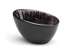Set 6 Coppette Oblique 10,5x7,5x6 cm in Gres Kaleidos Sirius Nere