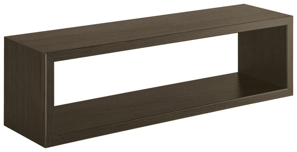 Mensola da Parete 60x18x15,5 cm in Fibra di Legno Regolo Rovere Scuro sconto