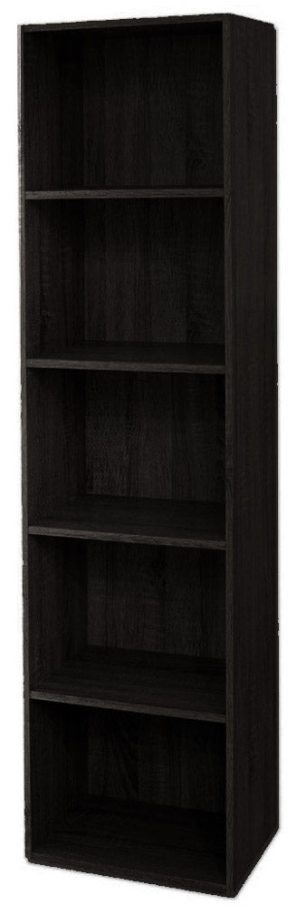 acquista Bibliothèque 5 étagères 40x29x172 cm en Wengè Wood