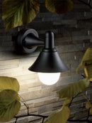 Applique Piccola in Basso da Esterno E27 in Termoplastico Sovil Nero