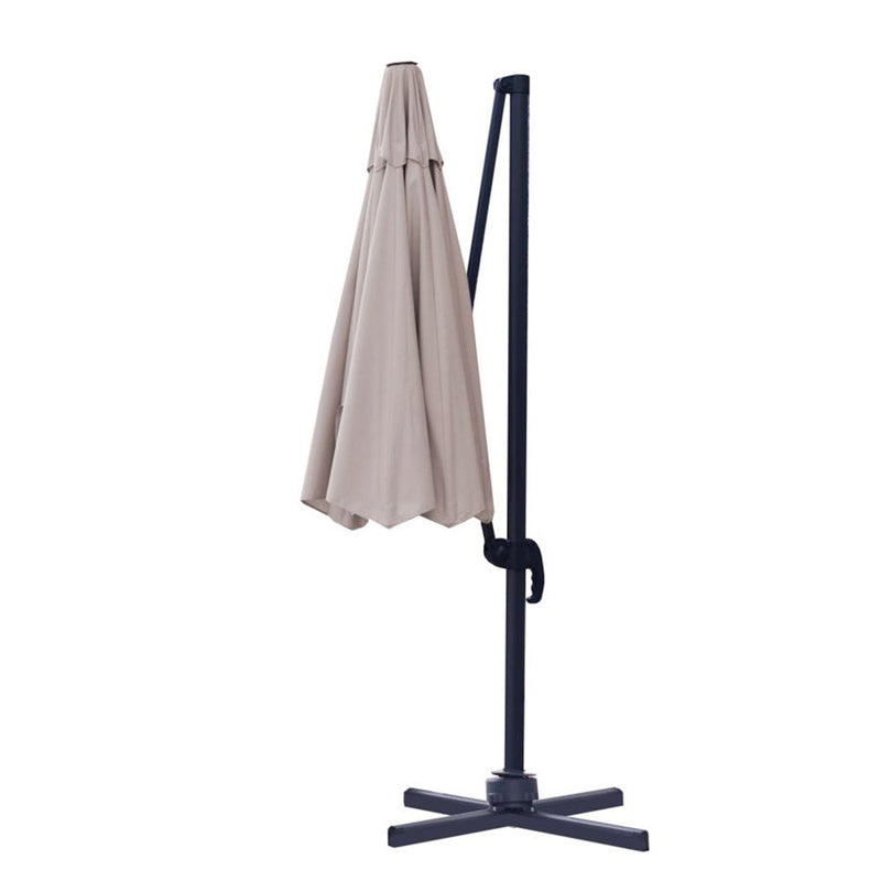 Ombrellone da Giardino Decentrato 3x3m in Alluminio Montana Sabbia