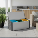 Pattumiera Cassapanca 85x34x38 cm con Sacchi per la  Differenziata