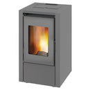 Stufa a Pellet Ad Aria 5,8 Kw 145 M3 King King 6 Grigia