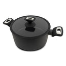 Casseruola 2 Maniglie Ø 24cm Antiaderente Induzione Silex Elegance Black Nero