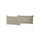 Paire de taies d'oreiller unies gris tourterelle