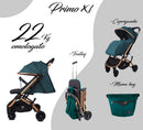 Passeggino Trolley Pieghevole per Bambini Barotti Primo XL Verde Guatemala