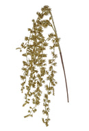 Set 6 Ramo di Cedro con Glitter H78 cm Oro