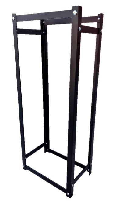 Portalegna per Camino da Interno o Esterno 40x25x99,5 cm in Acciaio King Nero prezzo