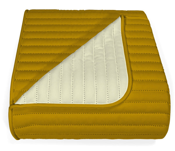 Couette Double Face 100gr Moutarde/Crème Différentes Tailles acquista