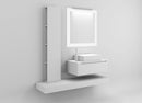 Mobile Bagno Sospeso 60 cm in Legno TFT Belsk Bianco Opaco Seconda Scelta