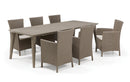 Poltrona da Giardino 62x60x89 cm in Resina Keter Iowa Dining Chari Cappuccino