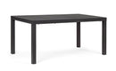 Tavolo da Giardino Allungabile 160/240x90x75 cm in Alluminio Hilde Antracite