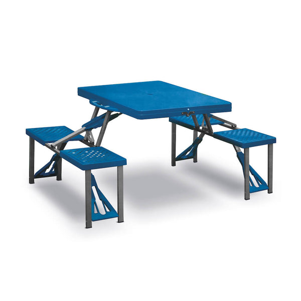 Ensemble de camping pliant dans un coffret en aluminium avec table et 4 tabourets Taddei Concord prezzo