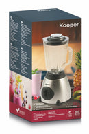 Frullatore Elettrico 850W Bicchiere 1,5 Litri Kooper Trity Rosso