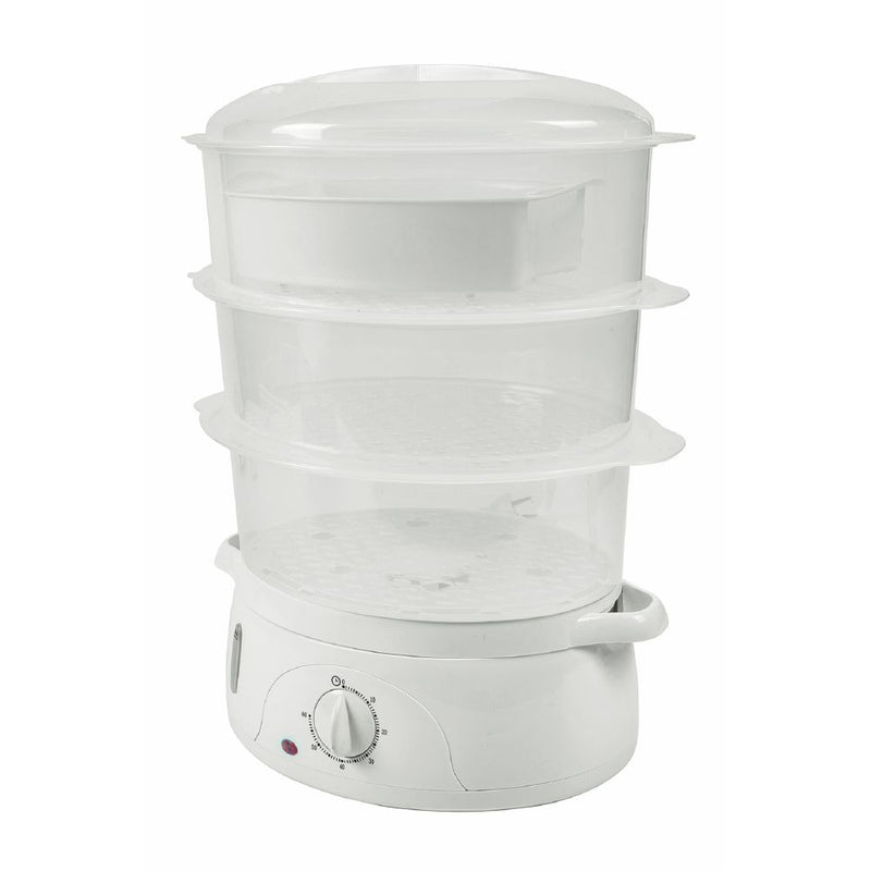 Vaporiera Elettrica 9 Litri 800W Kooper Saturnia Bianco