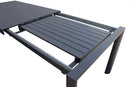 Tavolo Allungabile Houston 225/300x100x75 h cm in Alluminio Antracite