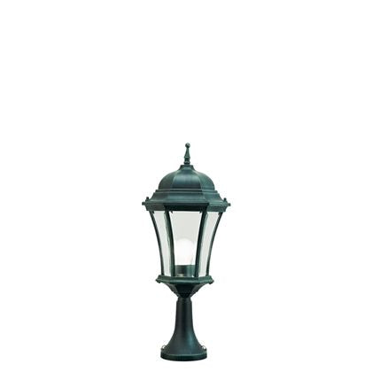 Lampe de poteau de poteau pour la couleur noire et verte de porte pour la ligne incurvée extérieure Sovil sconto