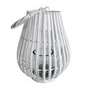 Lanterna Celeste in Vimini Bianco