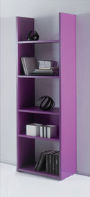Libreria da Parete con 5 Ripiani in Melamina 56x29x184cm TFT  Boost Viola