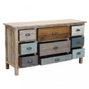 Mobile Denny 130x40x72 h cm in Legno Multicolor