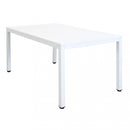 Tavolo Milo 150x90x74 h cm in Alluminio Bianco