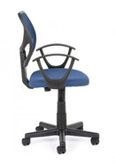 Sedia Ufficio Ella Blu in Tessuto