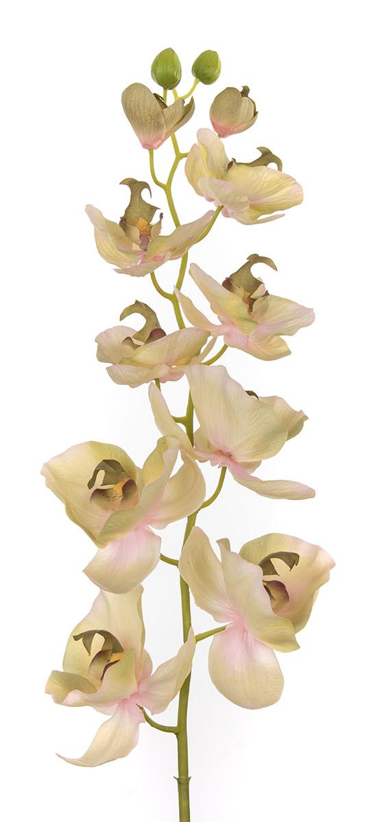 online Set 2 Phalaenopsis artificiels avec 10 fleurs Hauteur 109 cm Vert