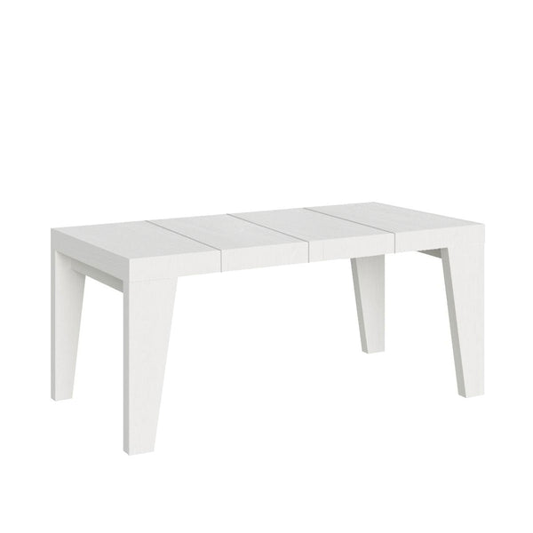 prezzo Table extensible 140/244x90x77 cm Naxy Premium Frêne Blanc