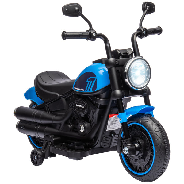 Moto électrique pour enfants 6V bleue et noire prezzo