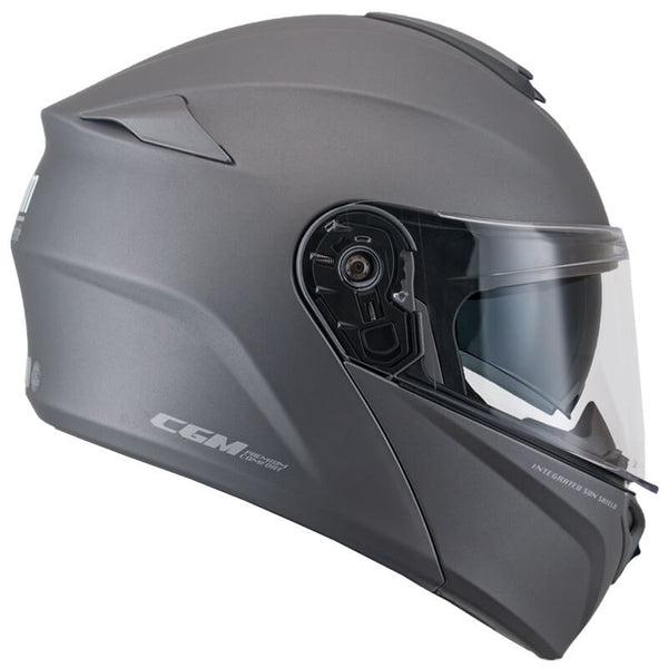 Casque intégral scooter CGM Berlin Long Visor 508A Titanium Matt Différentes tailles acquista