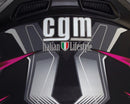 Casco Integrale per Scooter Visiera Lunga CGM Tampere Mach 2 316G Fucsia Fluo Opaco Varie Misure