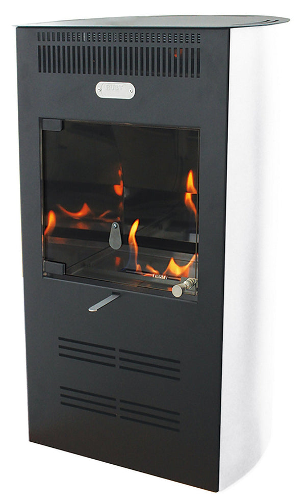 acquista Poêle Bioéthanol Intérieur Ventilé Karlsen Elegance Blanc 3kW